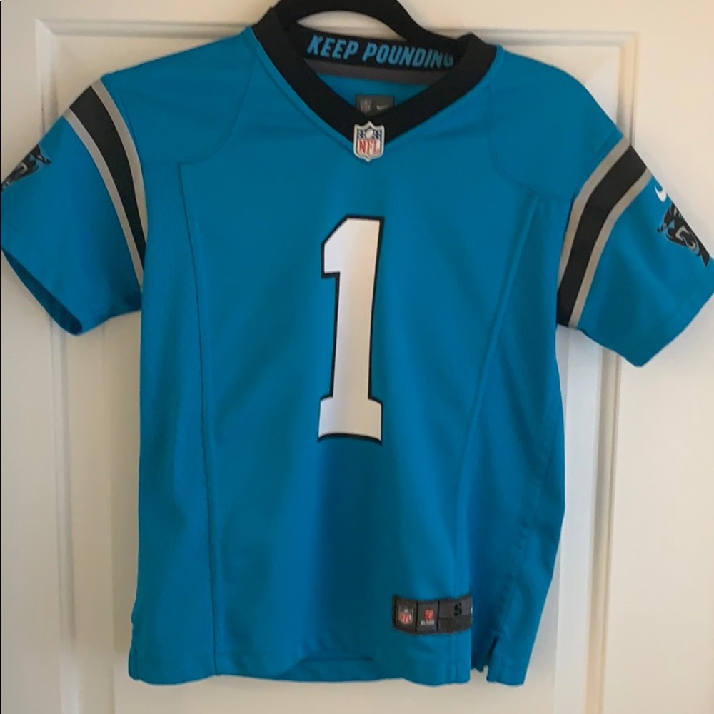 Panthers Kids Jersey. Small. ‘Newton’